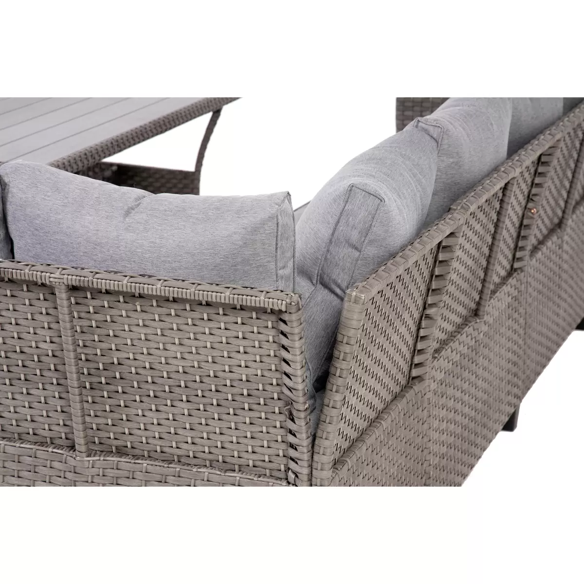 Ondega Gartenlounge Vipora 3-Teilig Rechts Grau