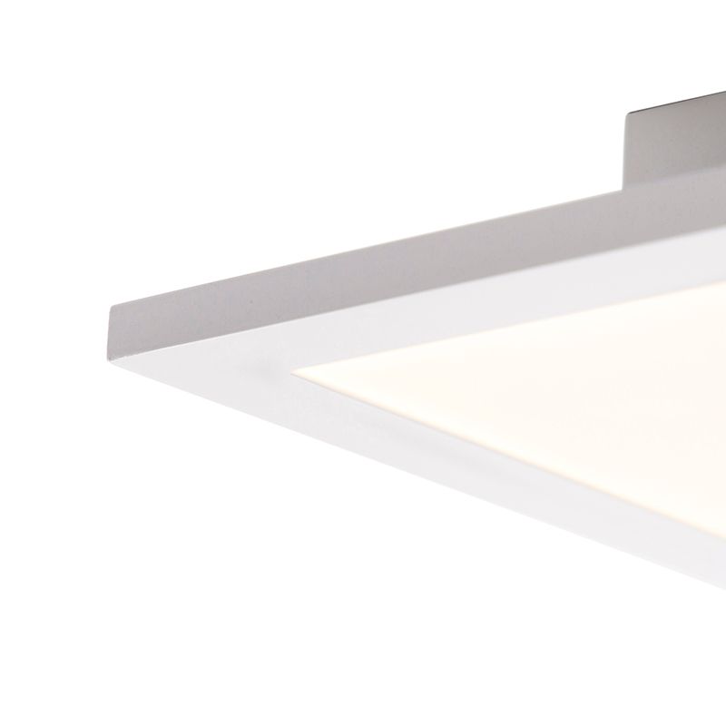 Modern LED paneel staal 120 cm incl. LED 4-staps dimbaar - Liv