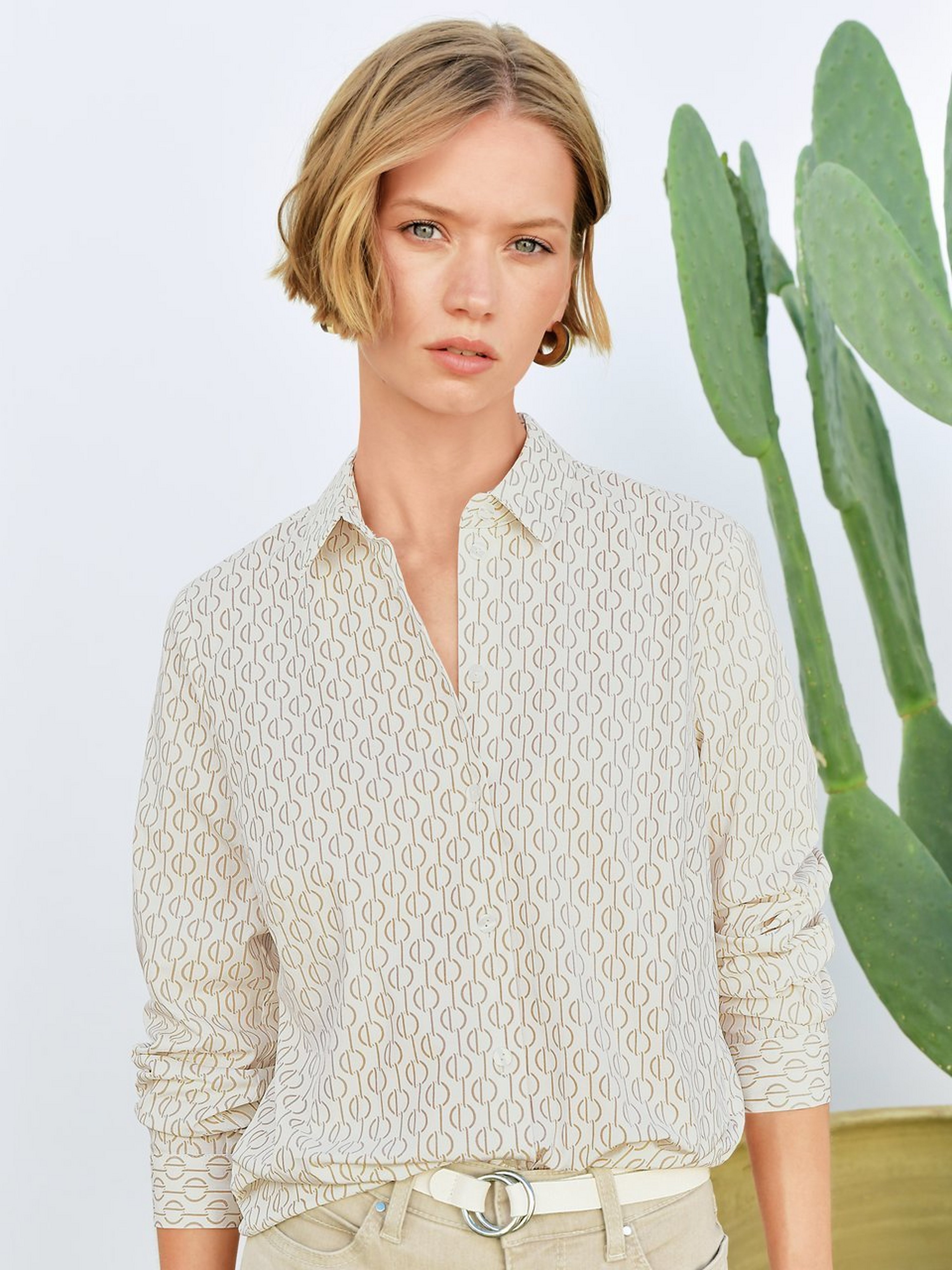 Bluse mit 1/1-Arm