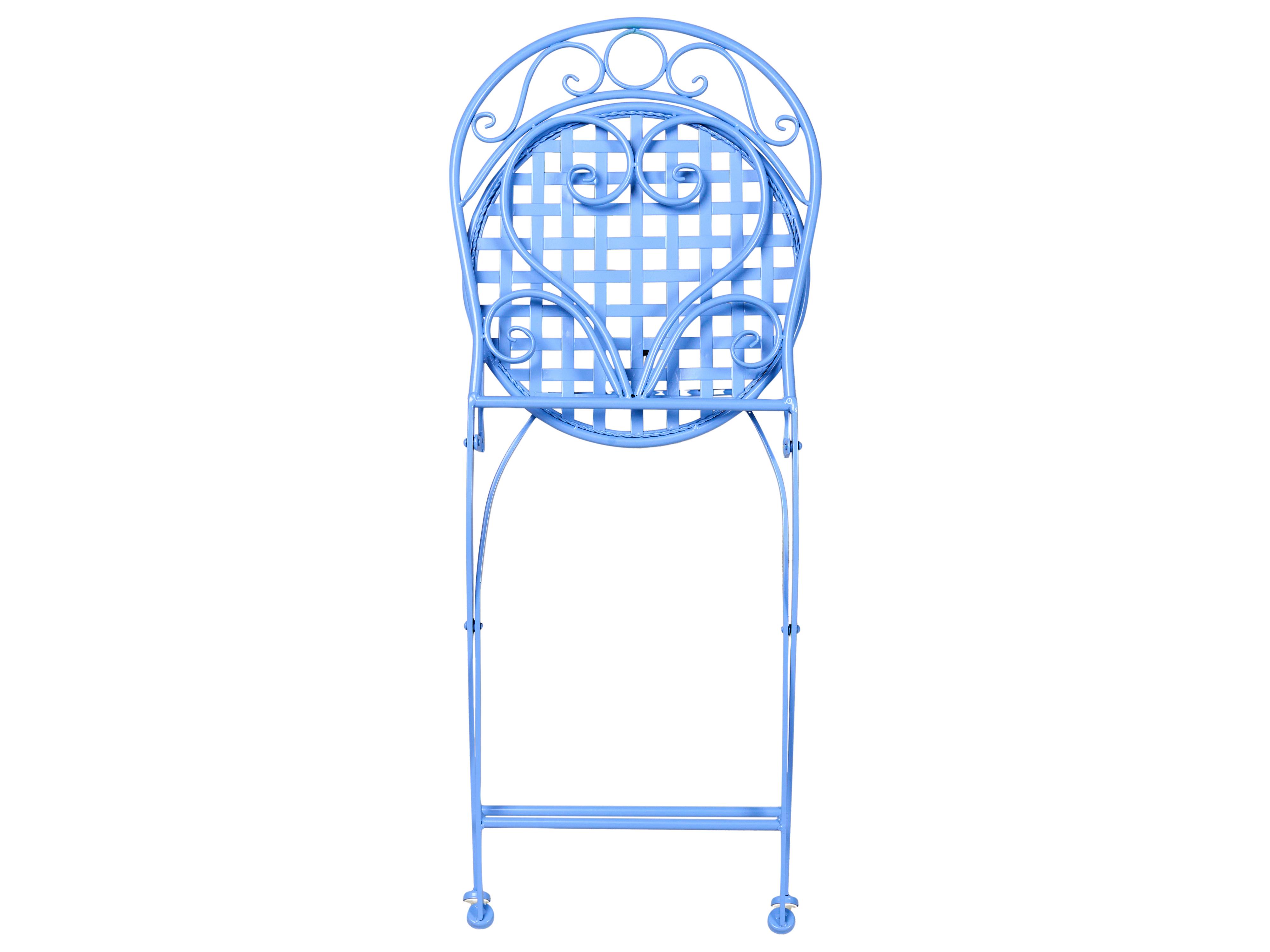 Bistroset ALBINIA Metaal Blauw