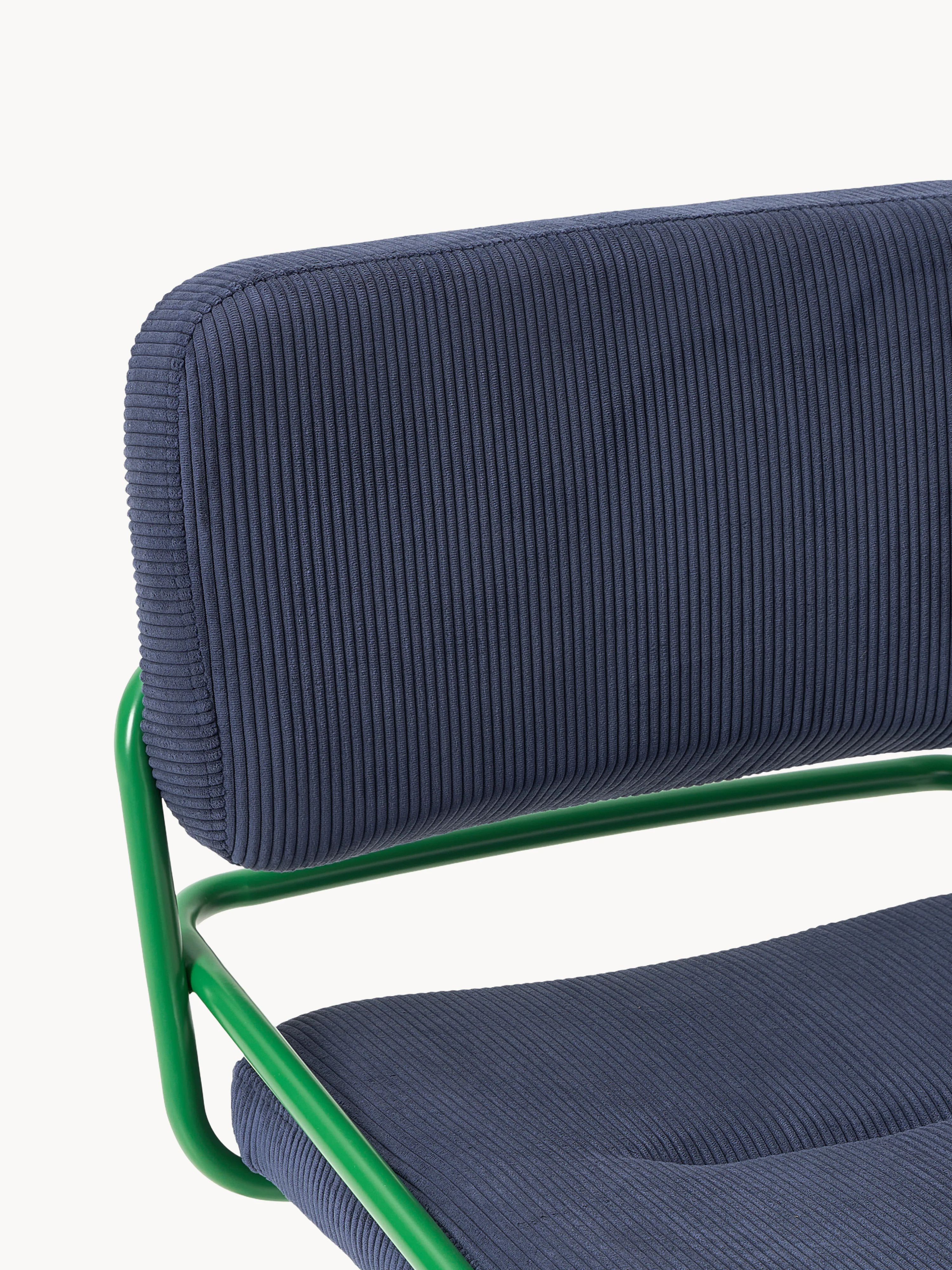 Cantilever stoel Don van corduroy