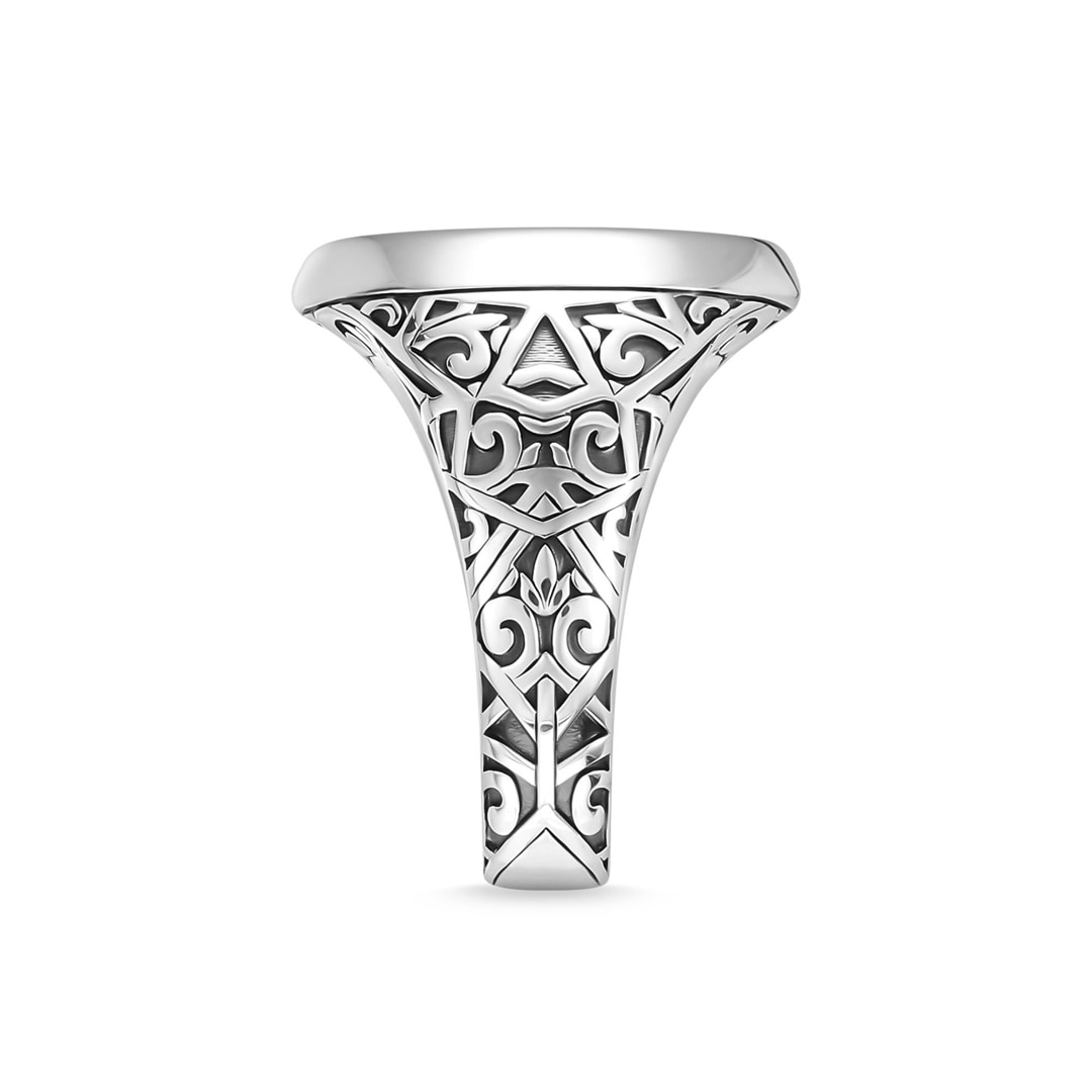 Thomas Sabo Sterling Silver Rebel at Heart Herrenring Schwarz