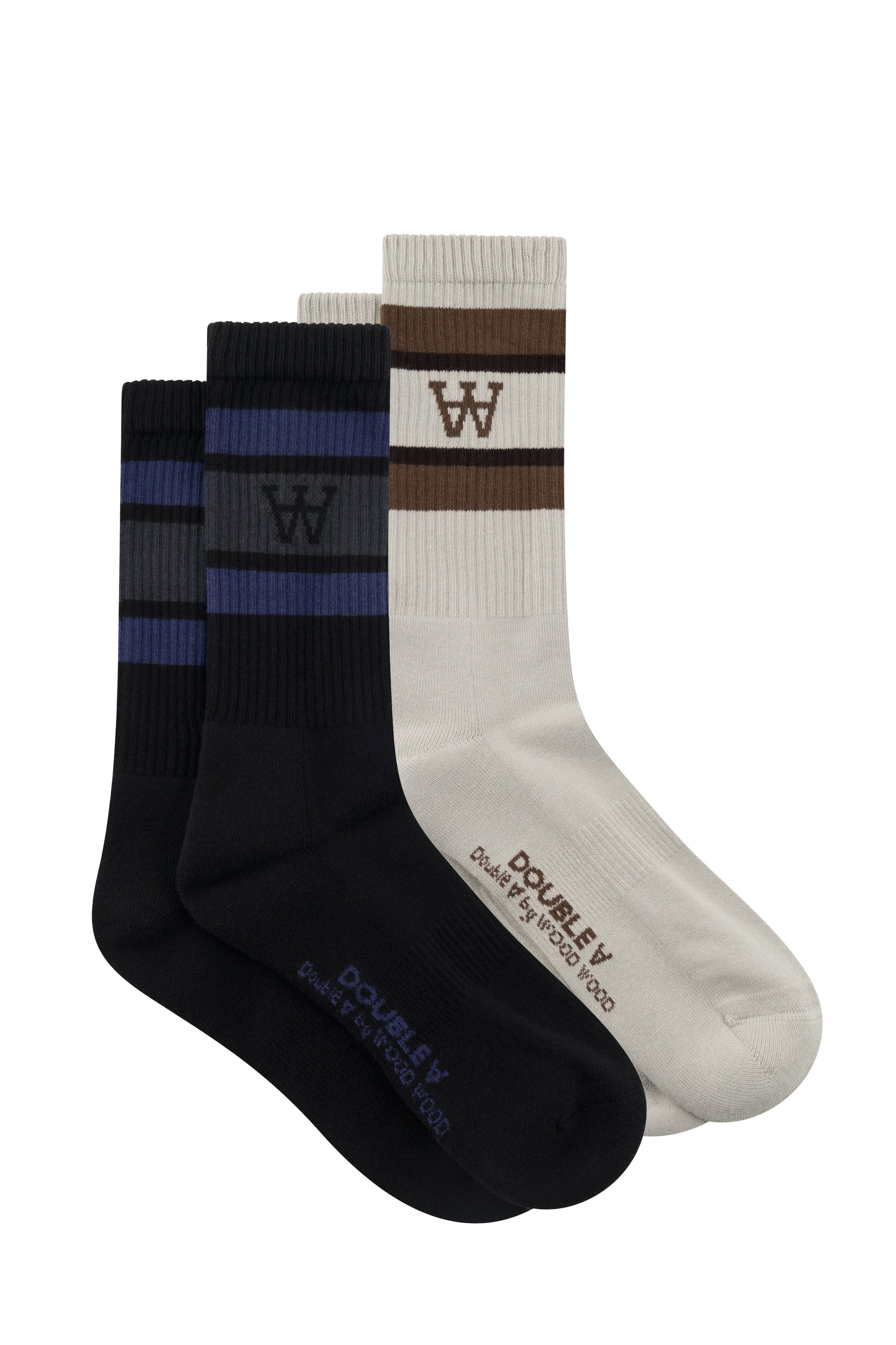 DOUBLE A BY W.W. MEN WWKyle 2-pack sokken