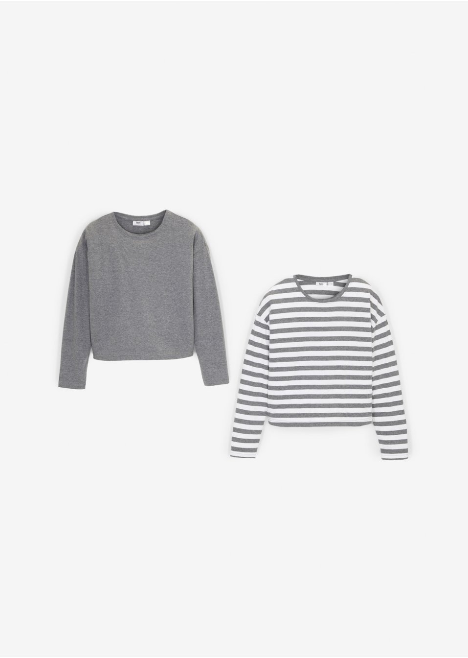 Lot de 2 T-shirts fille à manches longues