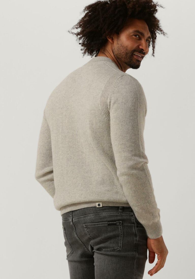 ANERKJENDT lichtgrijze anerkjendt trui akrico lambswool knit