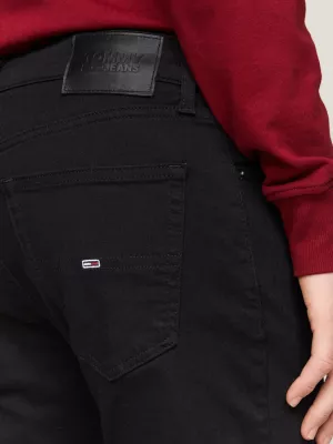 Calça jeans preta Scanton Slim Fit