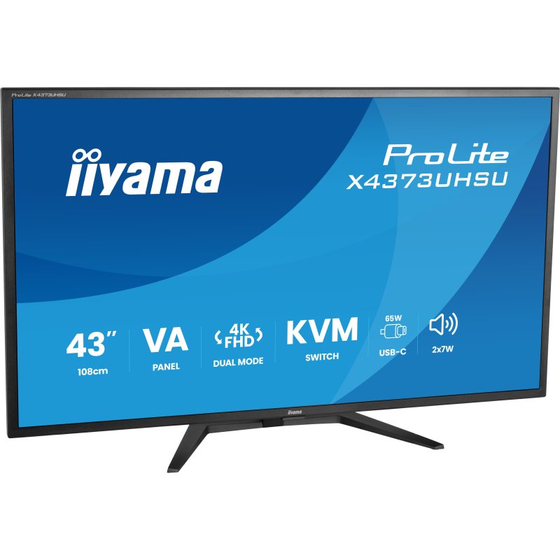 iiyama ProLite X4373UHSU-B2 écran plat de PC 108 cm (42.5