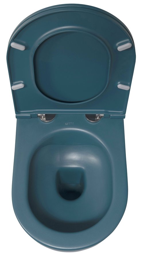 Isvea Infinity randloos toilet 53x36,5cm mat petrol