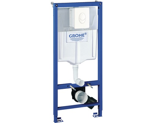 GROHE Rapid SL wandelement voor WC H:113cm met bevestiging en Skate Air bedieningsplaat wit 38722001