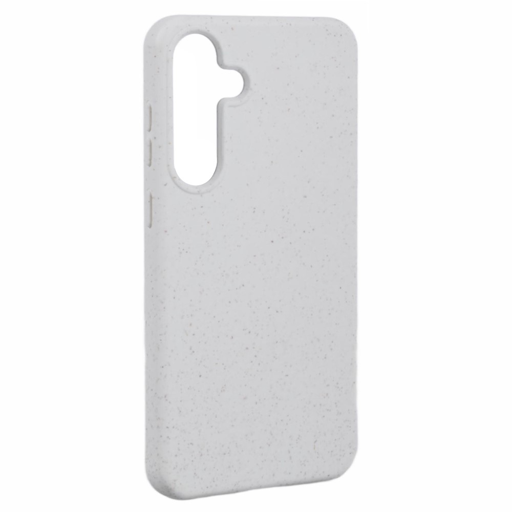 Samsung Galaxy S24 Bio Gummi Schutzhülle Eco Friendly Nachhaltig Kompostierbar - Weiss / Beige