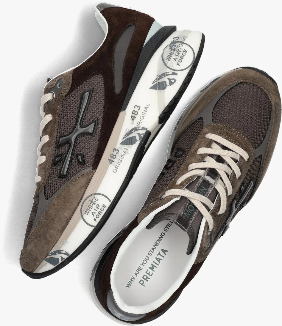 PREMIATA bruine premiata lage sneakers moerun