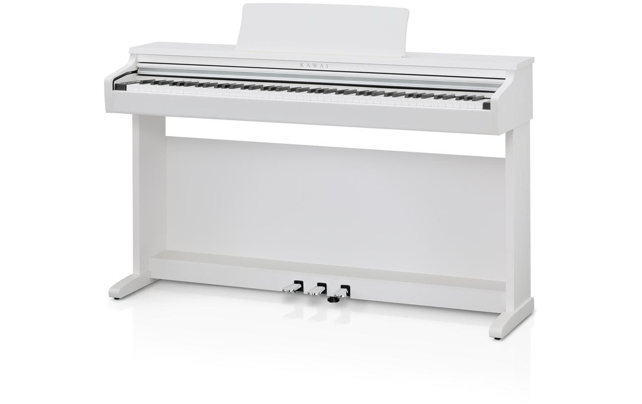 E-Piano KDP-120 – Weiss<br>Digitalpiano mit Flügelanschlag und -ton sowie Bluetooth- und USB-Anschlussmöglichkeit