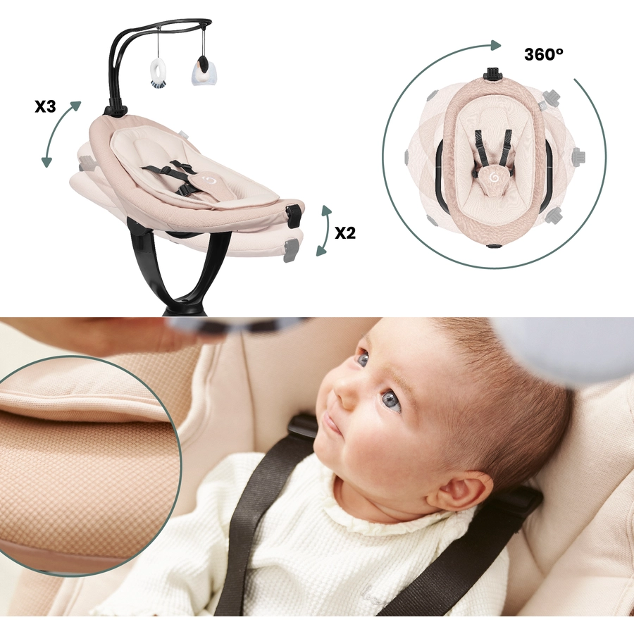 babymoov Elektrische Babyschaukel Swoon Evolution Connect