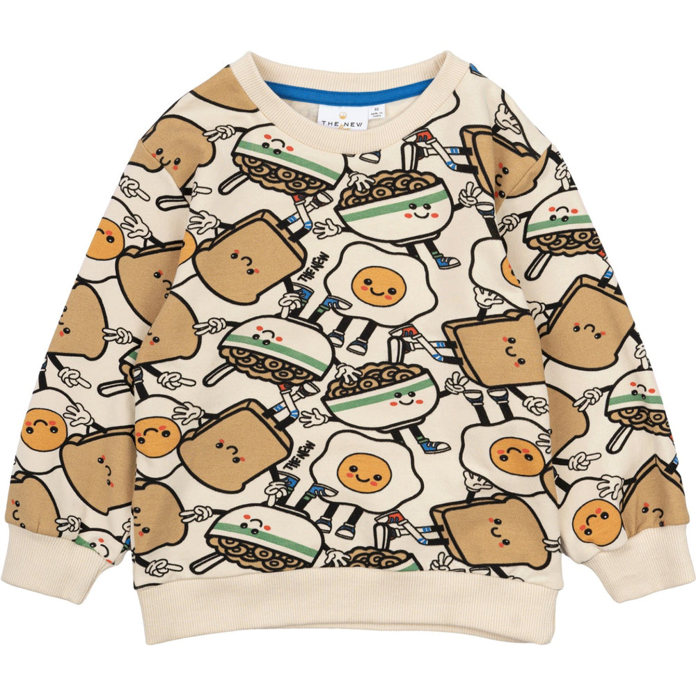 Køb THE NEW Siblings White Swan AOP Nelson Sweatshirt