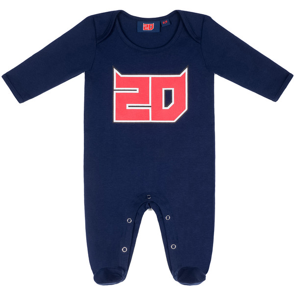 Fabio Quartararo - Pyjama bébé 20 - 2021 Bleu / Rouge