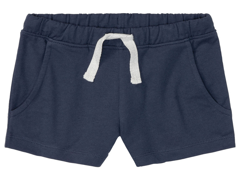 Meisjes sweatshorts, 2 stuks, met hoog katoengehalte