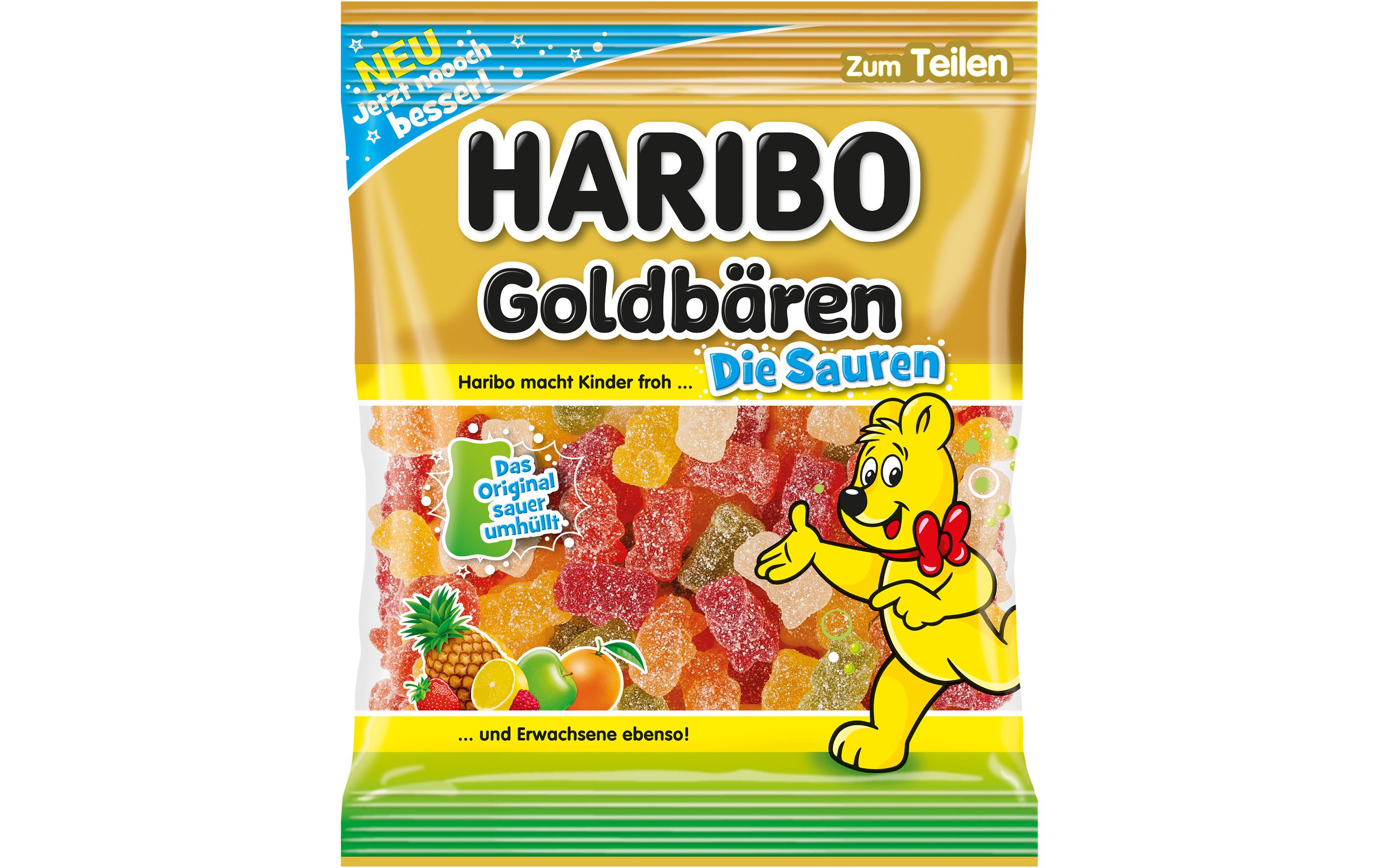 Gummibonbons Saure Goldbären 175 gGezuckerte Fruchtgummis