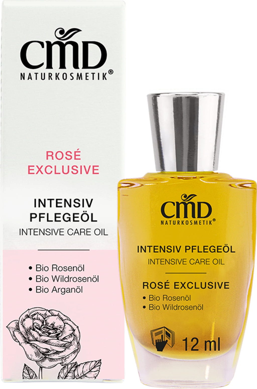 CMD Naturkosmetik  Rosé Exclusive Intensiv Pflegeöl, 12 ml