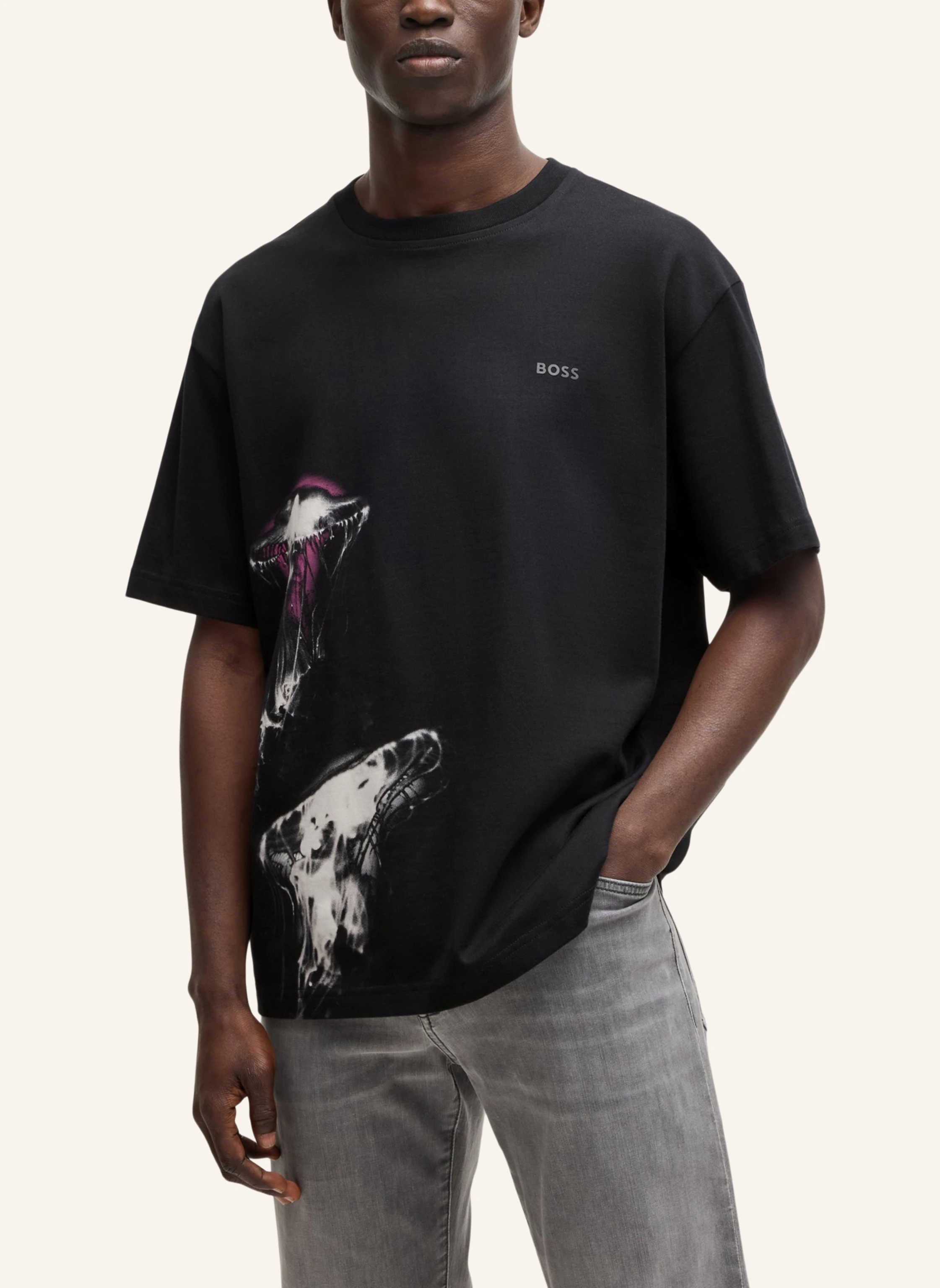 BOSS T-Shirt TE_JELLYFISH Relaxed Fit