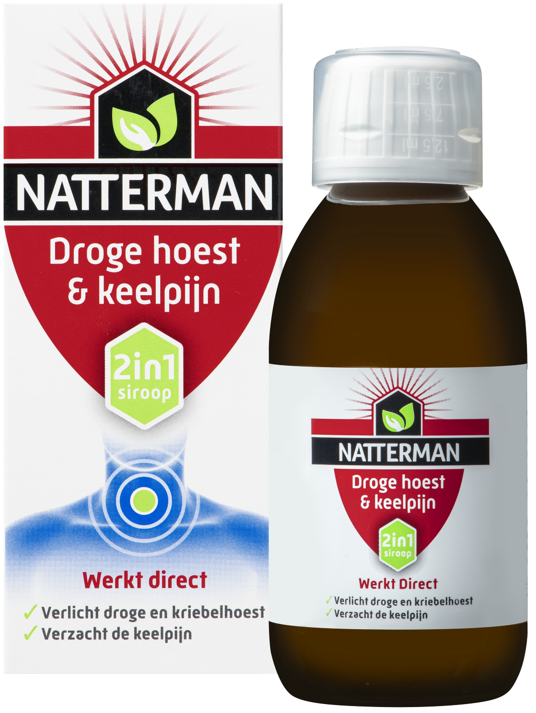 Natterman Droge hoest & keelpijn (150 ml)