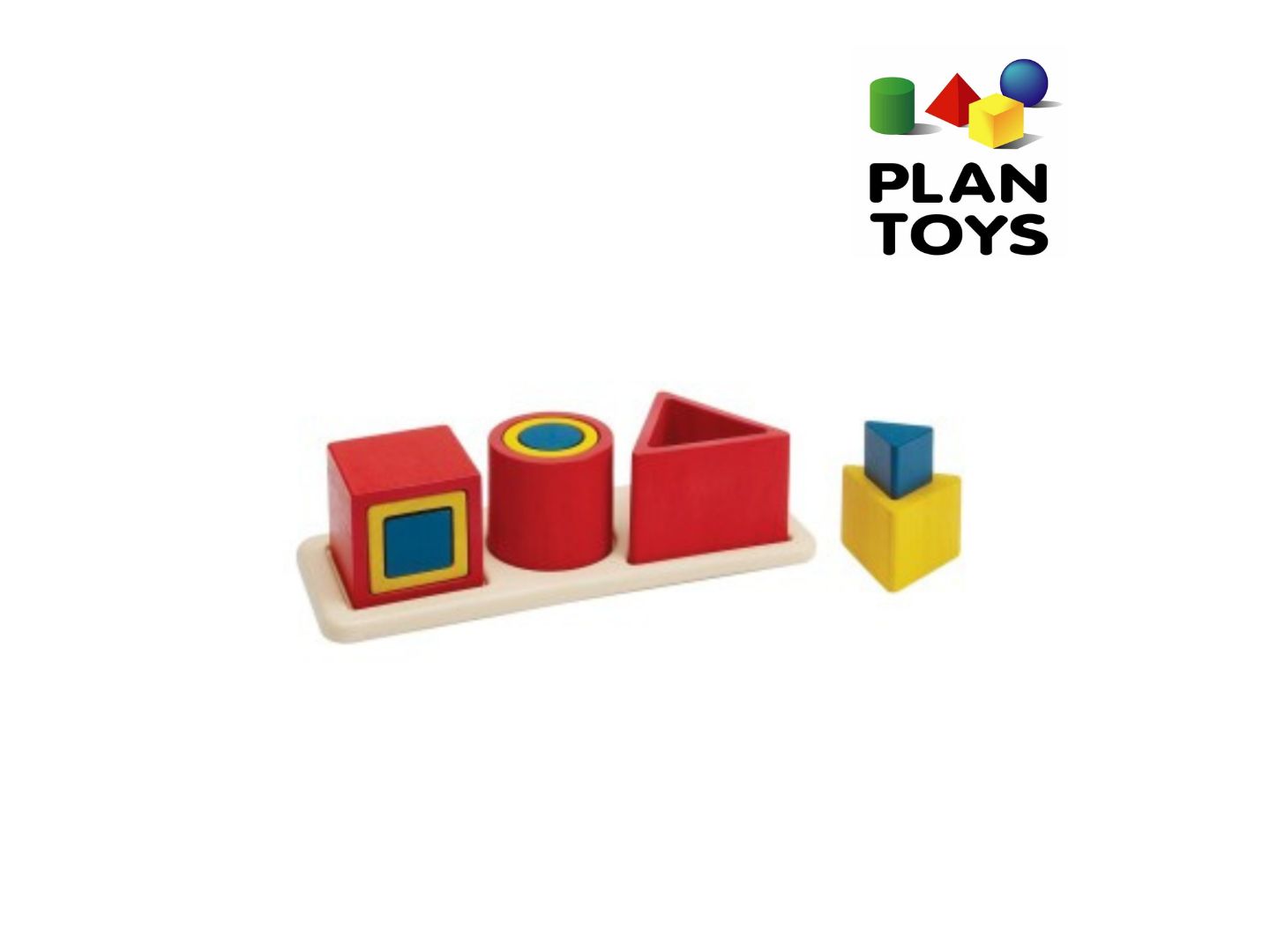Plantoys Formen Puzzle rot
