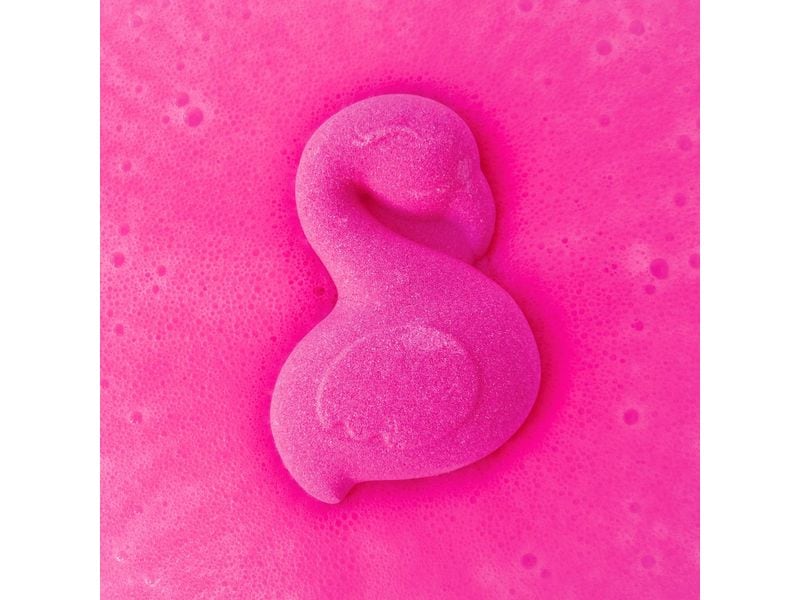Craze Badespass Inkee 3 Flamingo Badebomben mit Jojobaöl 3 Badekugeln mit Kaugummi-Aroma