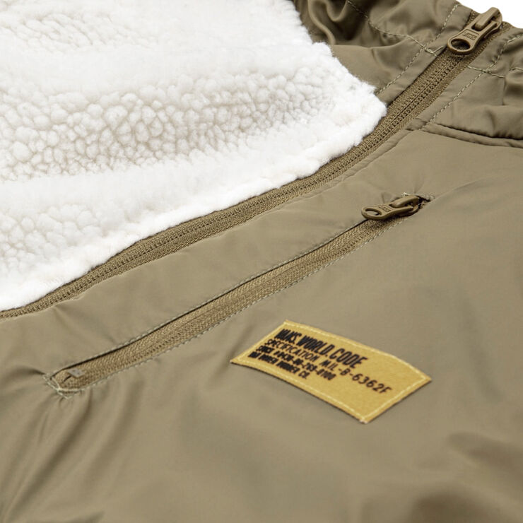 Vans world code sherpa full zip hoodie Black