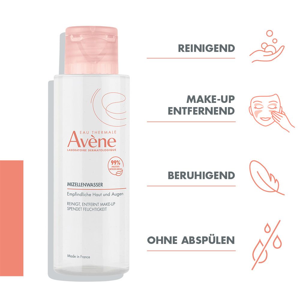 Avène Mizellenwasser - spendet Feuchtigkeit und beruhigt Gesicht und Augen