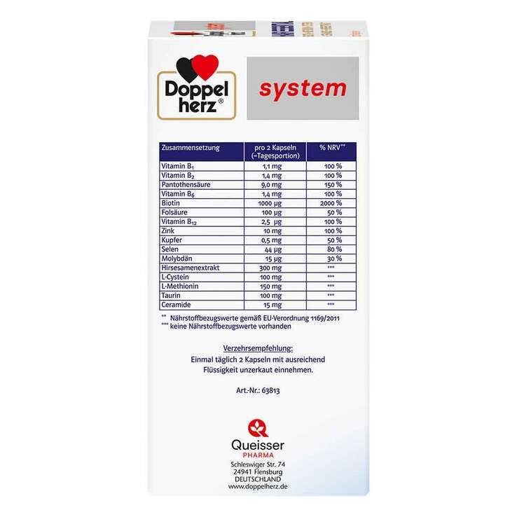 Doppelherz Hair Essential system Kapseln, 120 St