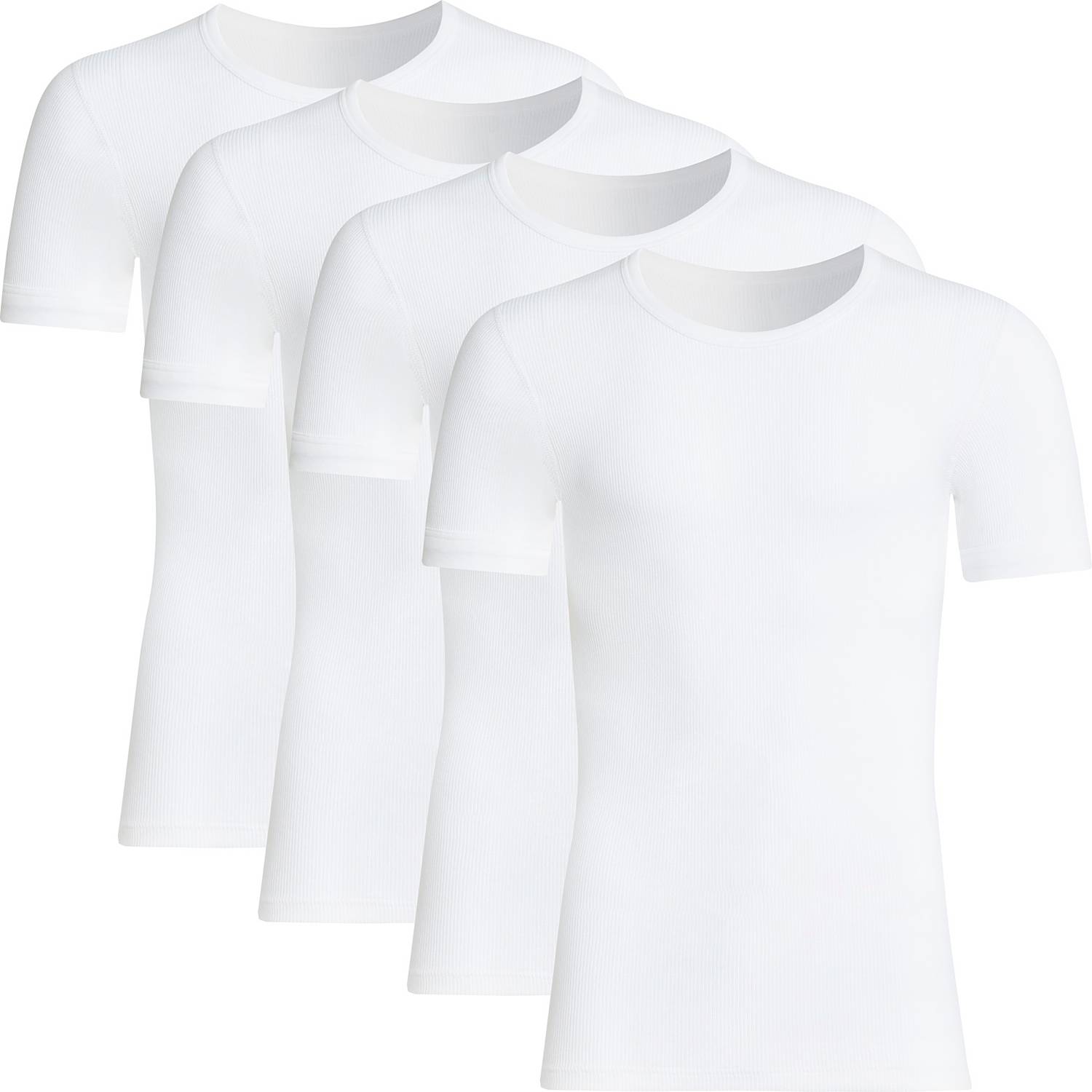 Conta Doppelripp Herren-Unterhemd, 1/2 Arm im 4er-Pack