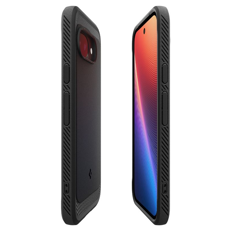 Google Pixel 9a Rugged Armor Case Hülle MagSafe-Modul (ACS09041) - Schwarz (Matt)