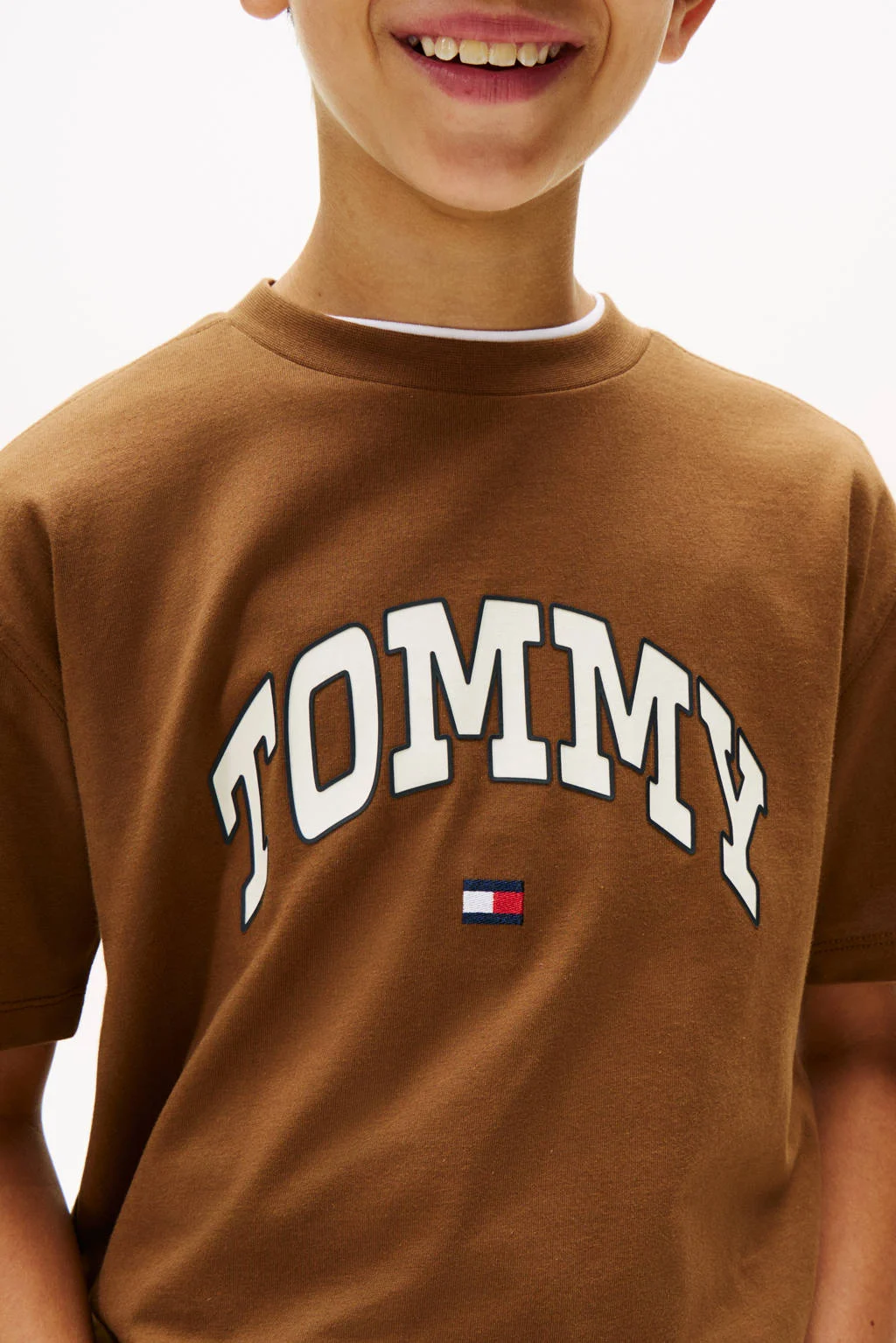 Tommy Hilfiger T-shirt bruin