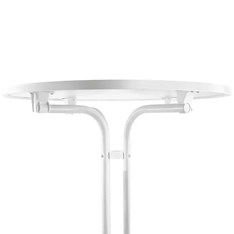 tectake Statafel Eren inklapbaar met hoes 90x110cm, Wit