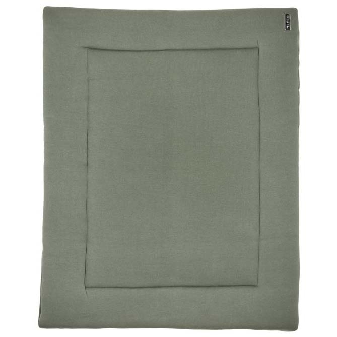 Meyco boxkleed Knit basic met velvet groen