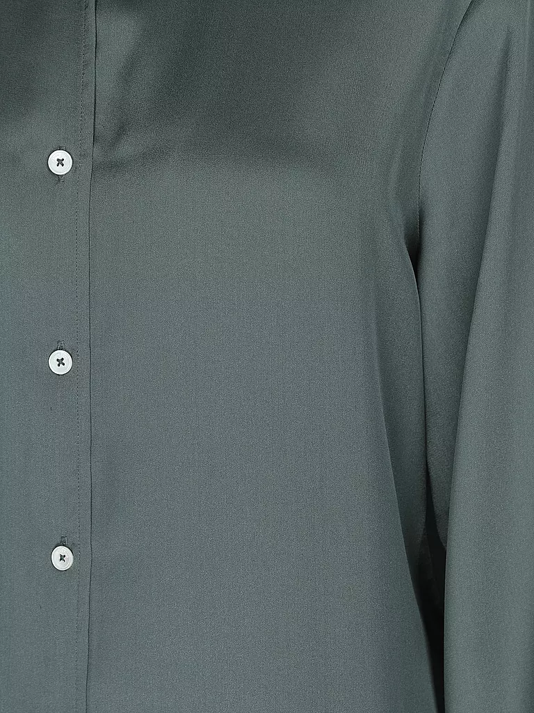 ANINE BING Seidenbluse MONICA dunkelgrün