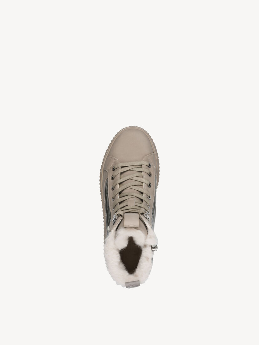 Enkellaarsje - beige warme voering