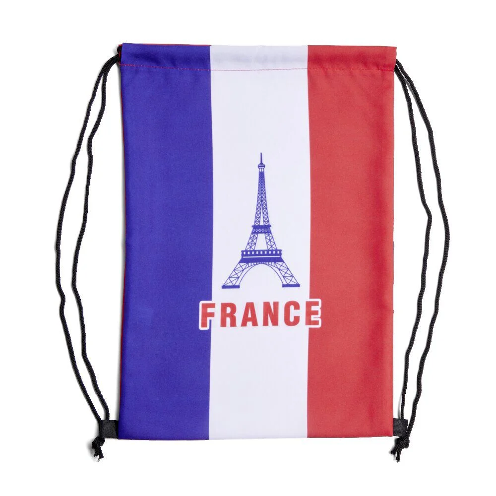 Sac à dos Happy Party polyester tricolore bleu, blanc, rouge