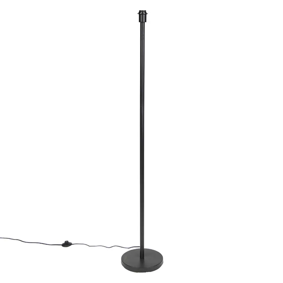 Qazqa vloerlampen simplo zwart e27