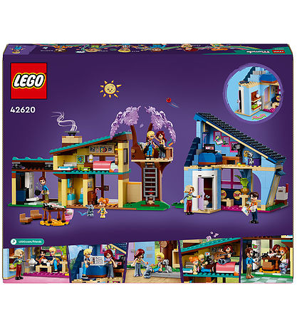 LEGO® Friends - Ollys und Paisleys Familien Haus 42620 - 1126 Te