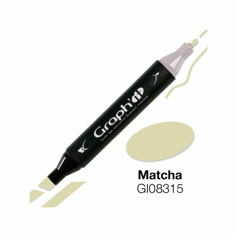 Marqueur graph'it à double pointe - matcha