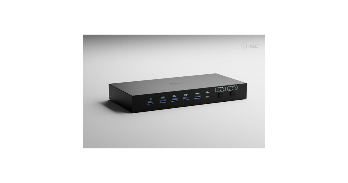 i-tecUSB-C KVM Dock PRO dockingstation  (Zwart)