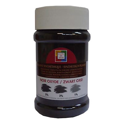 Pigment en poudre La malle aux couleurs noir oxydé 250ml