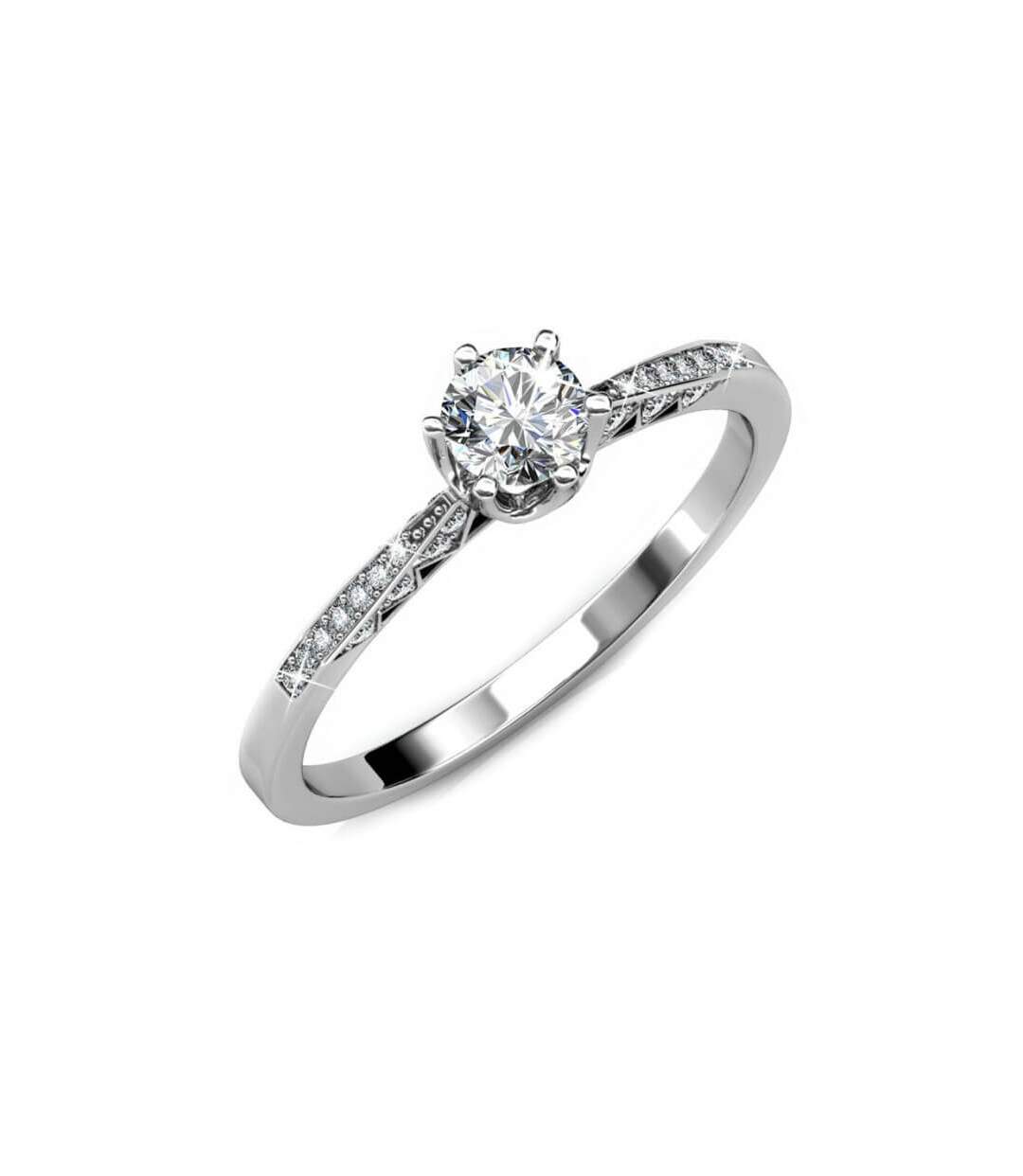 Bague Destiny - Argenté et Cristal