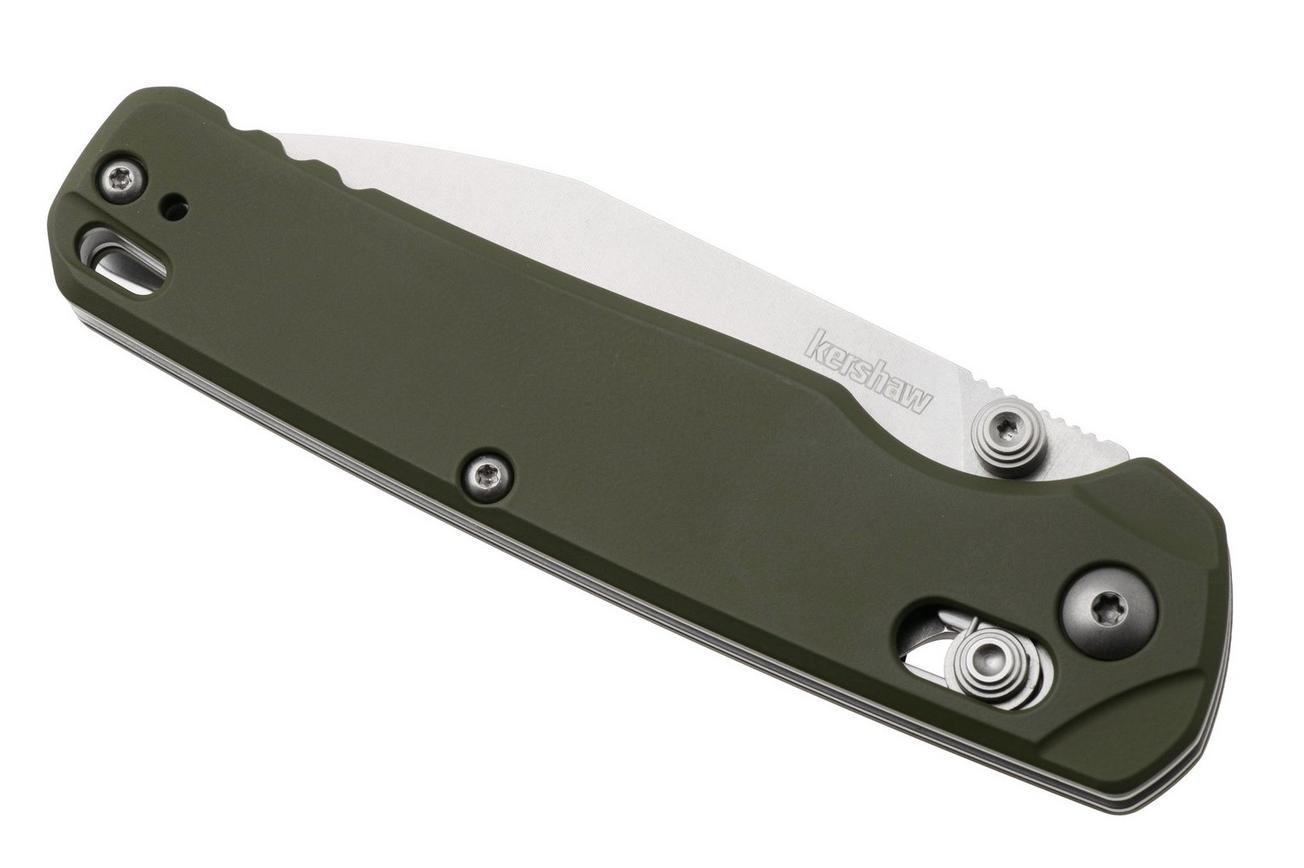 Kershaw Bel Air 6105OLSW, Stonewashed CPM MagnaCut, OD Green Aluminum zakmes