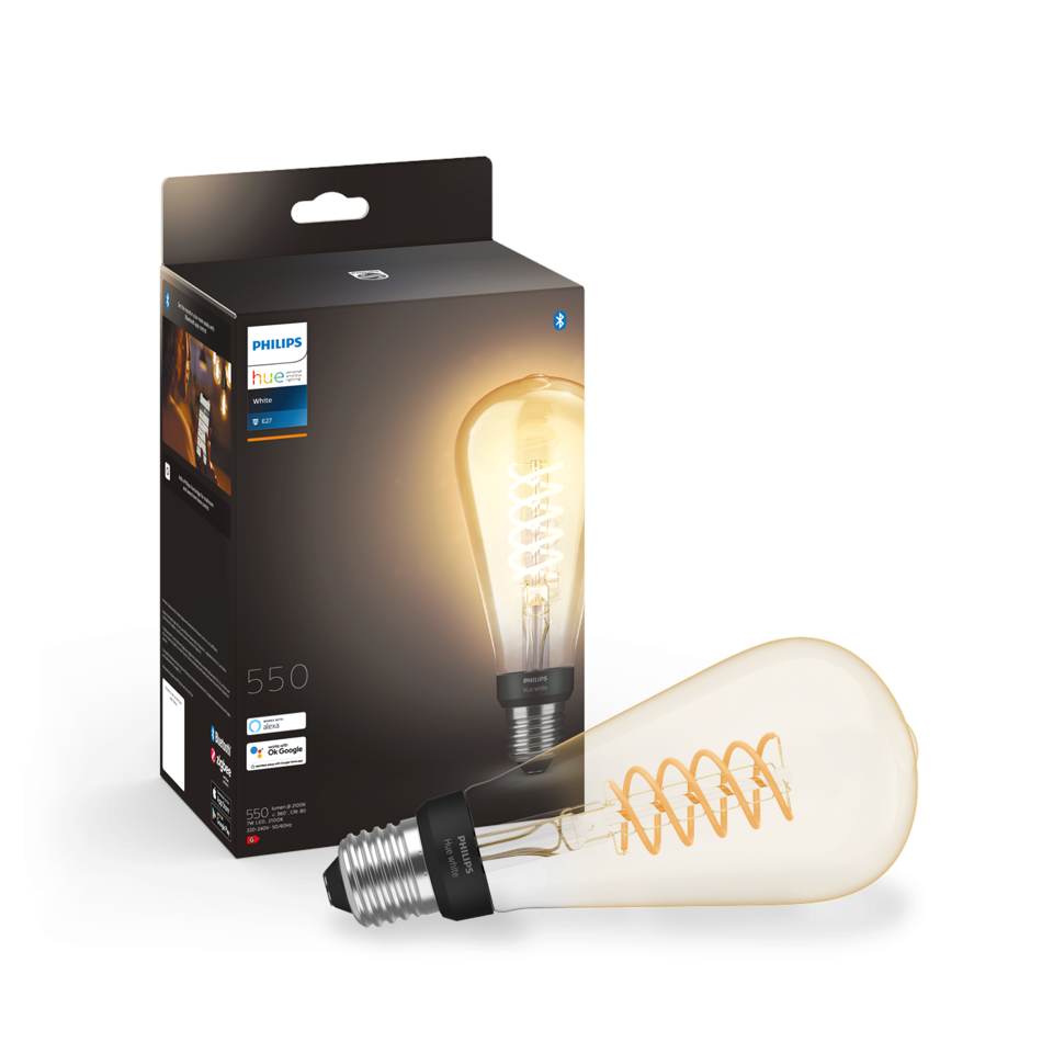 Philips Hue - 2x E27 Filament ST72 - WhiteAmbiance - Bundle