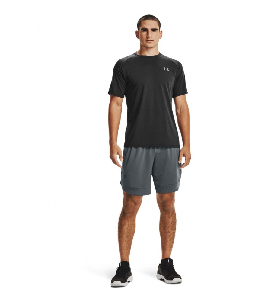 Camiseta de manga curta texturizada Under Armour UA Tech 2.0 - Preta