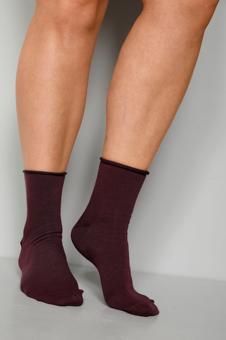 Socken im 3er-Pack, 3 Farben, bis Gr. 43-46