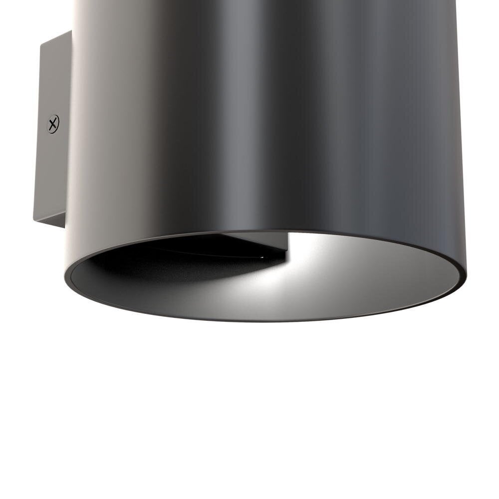 Ronde wandlamp in zwart G9