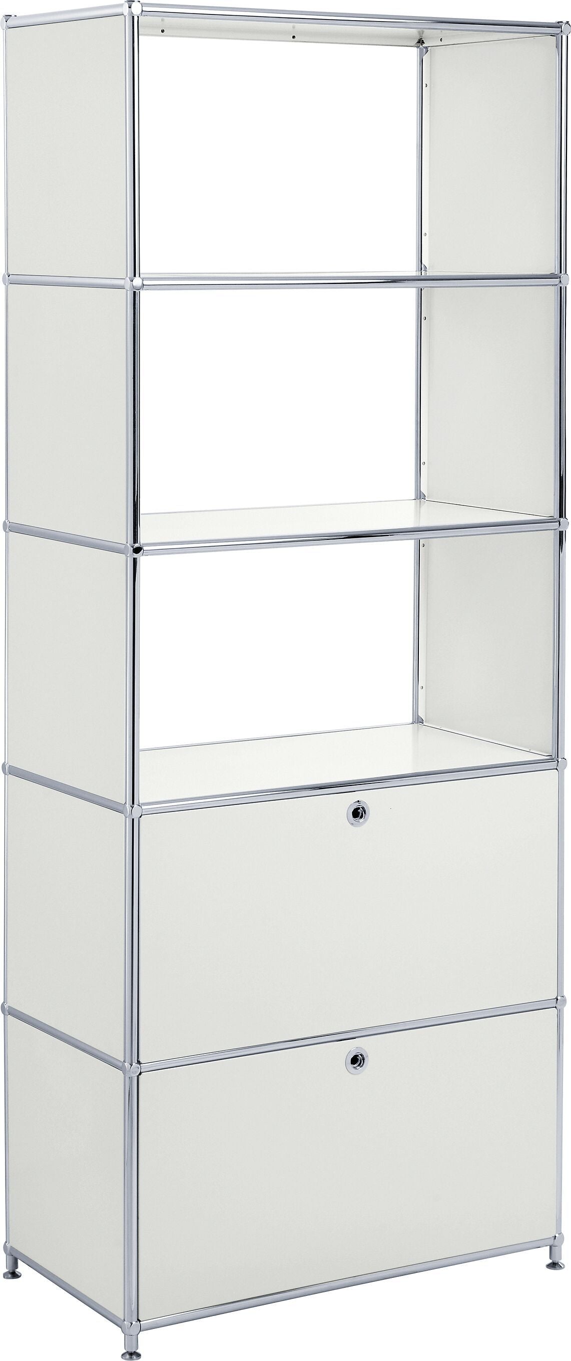 FLEXCUBE Regal - Hellgrau / B: 77.0 cm x T: 40.0 cm x H: 193.0 cm