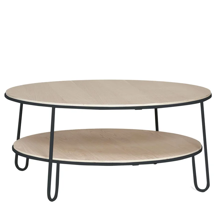 Hartô - Eugénie Couchtisch ∅ 90 cm, anthrazitgrau (RAL 7016)